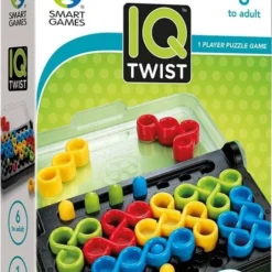 SmartGames - IQ Twist - Compacte Denkpuzzel - 120 Opdrachten