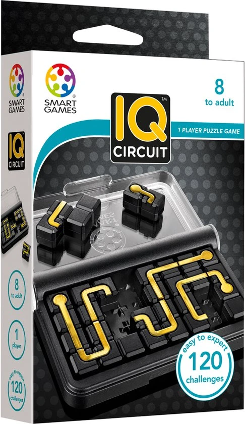 SmartGames - IQ Circuit - 120 Opdrachten - Denkspel 1 SmartGames - IQ Circuit - 120 Opdrachten - Denkspel