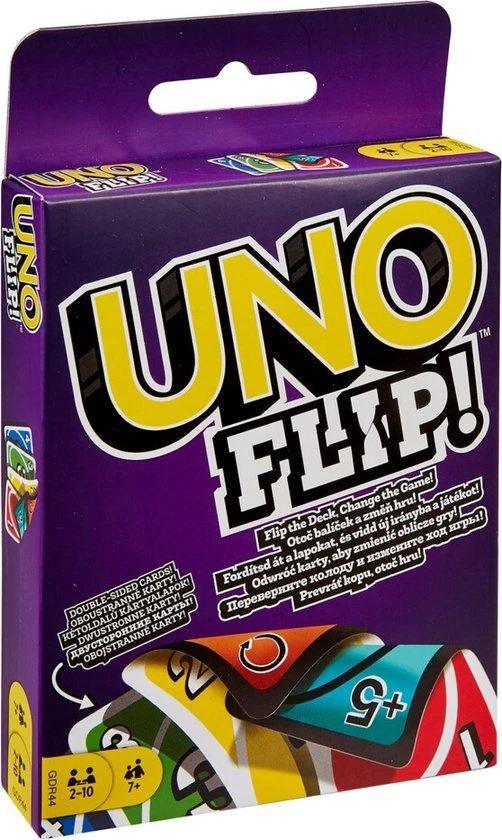 UNO Flip - Mattel Games - Kaartspel 1 UNO Flip - Mattel Games - Kaartspel