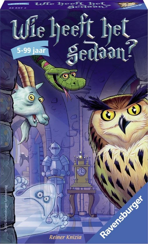 Ravensburger Wie Heeft Het Gedaan - Pocketspel 1 Ravensburger Wie Heeft Het Gedaan - Pocketspel