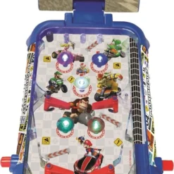 LEXIBOOK Mario Kart Lexibook Nintendo Mario Kart Tafel Elektronische Flipperkast, Actie- En Reflexspel Voor Kinderen En Gezinnen, LCD-scherm, Licht- En Geluidseffecten, Blauw/Rood, JG610NI -Spellen-voor-volwassenen Verkoop 509x840 4