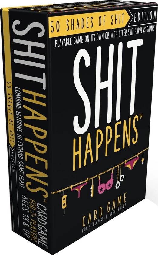 Goliath Shit Happens 50 Shades Of Shit 18+ - Engelstalig Kaartspel - Partyspel 1 Goliath Shit Happens 50 Shades Of Shit 18+ - Engelstalig Kaartspel - Partyspel