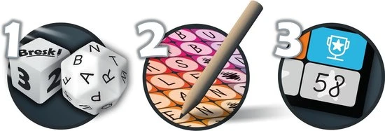 Jumbo Bresk! - Dobbelspel 4 Jumbo Bresk! - Dobbelspel - Afbeelding 4