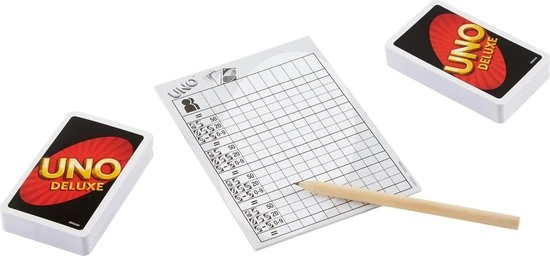 UNO Deluxe - Mattel Games - Kaartspel 4 UNO Deluxe - Mattel Games - Kaartspel - Afbeelding 4