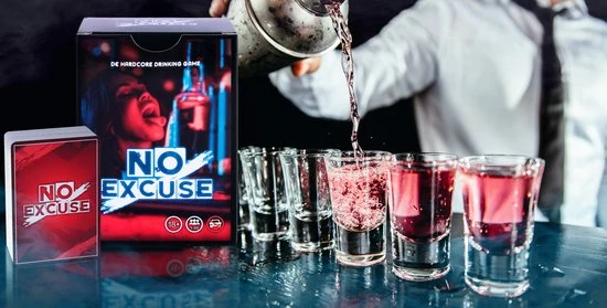 NX Party - NO EXCUSE - Drankspel - Nederlandstalig - Spelletjes Voor Volwassenen - Drank Spelletjes - Kaartspel 3 NX Party - NO EXCUSE - Drankspel - Nederlandstalig - Spelletjes Voor Volwassenen - Drank Spelletjes - Kaartspel - Afbeelding 3