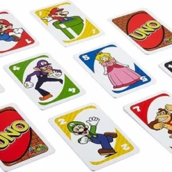 UNO Super Mario - Mattel Games - Kaartspel -Spellen-voor-volwassenen Verkoop 550x294 1