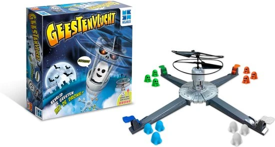 Megableu Geestenvlucht - Gezelschapspel - Spelletjes Voor Kinderen - Inclusief Chte Drone 4 Megableu Geestenvlucht - Gezelschapspel - Spelletjes Voor Kinderen - Inclusief Chte Drone - Afbeelding 4