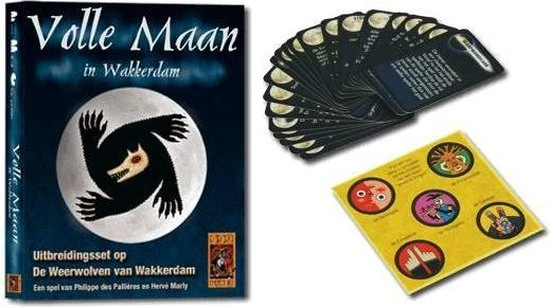 999 Games Weerwolven Van Wakkerdam:Volle Maan In Wakkerdam Uitbreiding Kaartspel 4 999 Games Weerwolven Van Wakkerdam:Volle Maan In Wakkerdam Uitbreiding Kaartspel - Afbeelding 4