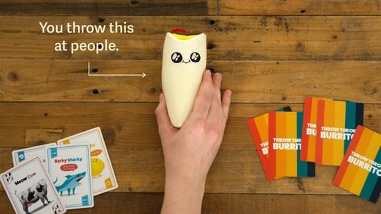 Exploding Kittens Throw Throw Burrito - Engelstalig Kaartspel 4 Exploding Kittens Throw Throw Burrito - Engelstalig Kaartspel - Afbeelding 4
