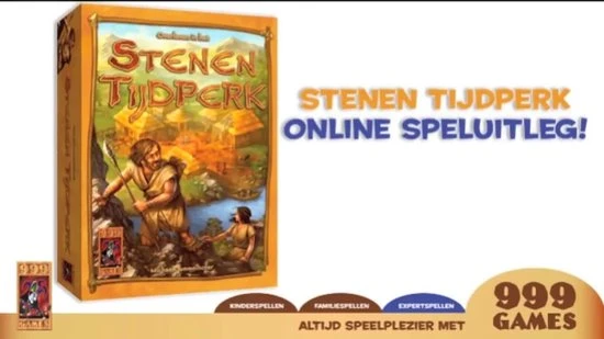 999 Games Stenen Tijdperk Bordspel 2 999 Games Stenen Tijdperk Bordspel - Afbeelding 2