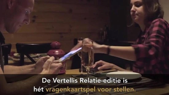 Vertellis Relatie Editie - Gespreksstarters - Relatiespel Voor Alle Liefdesrelaties, Ultiem Relatie Cadeau, Gesprekskaarten, Vragenspel Met Kaarten 2 Vertellis Relatie Editie - Gespreksstarters - Relatiespel Voor Alle Liefdesrelaties, Ultiem Relatie Cadeau, Gesprekskaarten, Vragenspel Met Kaarten - Afbeelding 2