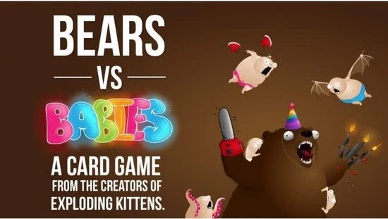 Exploding Kittens Bears Vs Babies - Engelstalig Kaartspel 17 Exploding Kittens Bears Vs Babies - Engelstalig Kaartspel - Afbeelding 17