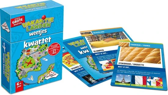 Identity Games Vakantielanden Weetjes Kwartet 2 Identity Games Vakantielanden Weetjes Kwartet - Afbeelding 2