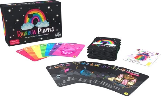 Goliath Rainbow Pirates (NL) - Kaartspel - Partyspel 8 Goliath Rainbow Pirates (NL) - Kaartspel - Partyspel - Afbeelding 8