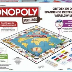 Monopoly Wereldreis - Bordspel (Nederlandstalig) -Spellen-voor-volwassenen Verkoop 550x345 1