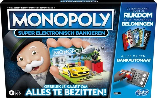 Monopoly Super Elektronisch Bankieren - Bordspel 5 Monopoly Super Elektronisch Bankieren - Bordspel - Afbeelding 5