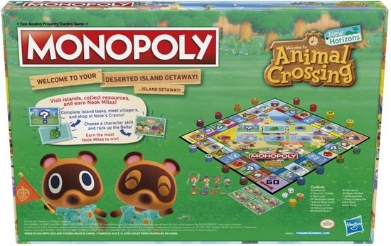 Monopoly Animal Crossing - Engelstalig Bordspel 3 Monopoly Animal Crossing - Engelstalig Bordspel - Afbeelding 3