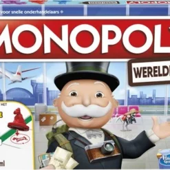 Monopoly Wereldreis - Bordspel (Nederlandstalig) -Spellen-voor-volwassenen Verkoop 550x347 3