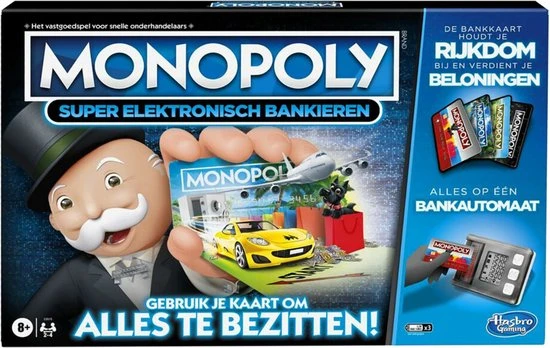 Monopoly Super Elektronisch Bankieren - Bordspel 1 Monopoly Super Elektronisch Bankieren - Bordspel