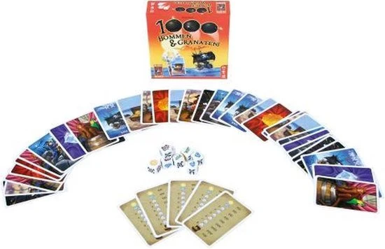 999 Games 1000 Bommen & Granaten! Dobbelspel 8 999 Games 1000 Bommen & Granaten! Dobbelspel - Afbeelding 8