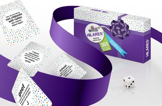 Hilares - Hilarisch Cadeau Spel - Pakjesspel - Sinterklaasspel - Nederlandstalig 4 Hilares - Hilarisch Cadeau Spel - Pakjesspel - Sinterklaasspel - Nederlandstalig - Afbeelding 4