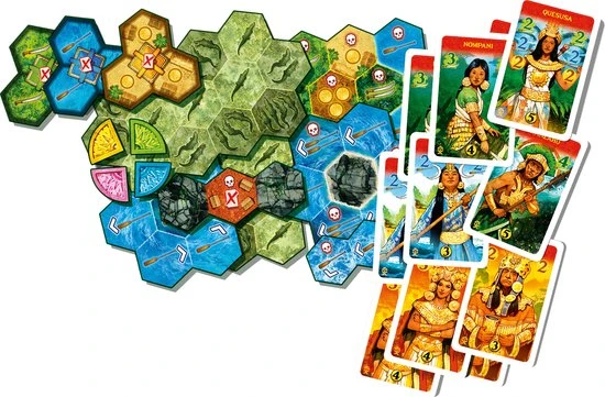 999 Games De Zoektocht Naar El Dorado: Gevaren & Muisca Uitbreiding 2 Bordspel 3 999 Games De Zoektocht Naar El Dorado: Gevaren & Muisca Uitbreiding 2 Bordspel - Afbeelding 3