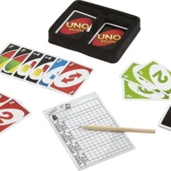 UNO Deluxe - Mattel Games - Kaartspel 19 UNO Deluxe - Mattel Games - Kaartspel -Spellen-voor-volwassenen Verkoop 550x361 3