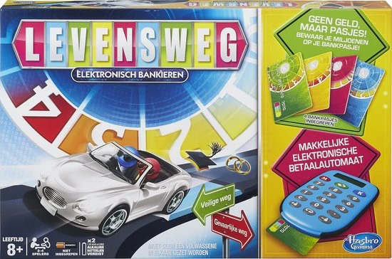 Hasbro Gaming Levensweg Elektronisch Bankieren - Bordspel 4 Hasbro Gaming Levensweg Elektronisch Bankieren - Bordspel - Afbeelding 4