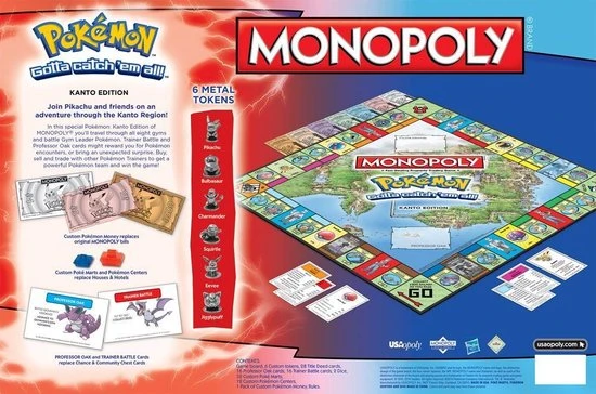Monopoly Pok Mon Kanto Edition - Bordspel 7 Monopoly Pok Mon Kanto Edition - Bordspel - Afbeelding 7