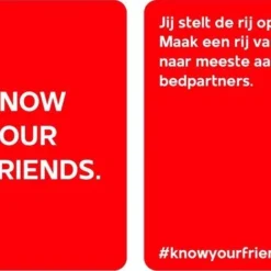 Know Your Friends. Know Your Friends - Het Ultieme Drankspel Voor Vrienden - Partyspel -Spellen-voor-volwassenen Verkoop 550x368 10