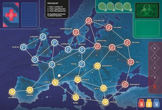 Z-Man Games Pandemic Hot Zone Europa - Bordspel 5 Z-Man Games Pandemic Hot Zone Europa - Bordspel - Afbeelding 5