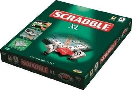 Megableu Scrabble XL - Bordspellen - Gezelschapsspel Voor Familie - Extra Grote Letters En Met Tilelock-systeem 9 Megableu Scrabble XL - Bordspellen - Gezelschapsspel Voor Familie - Extra Grote Letters En Met Tilelock-systeem - Afbeelding 9