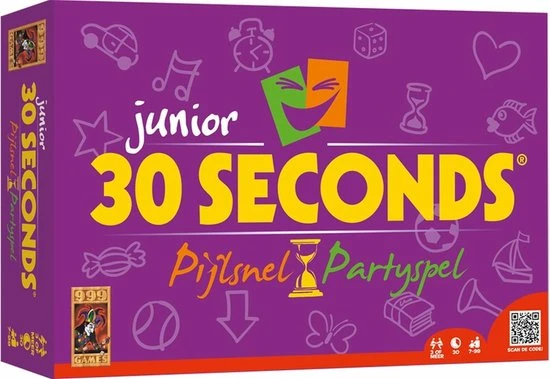 999 Games 30 Seconds Junior Bordspel 3 999 Games 30 Seconds Junior Bordspel - Afbeelding 3