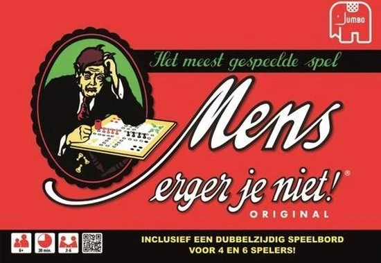 Jumbo Mens Erger Je Niet! - Bordspel 17 Jumbo Mens Erger Je Niet! - Bordspel - Afbeelding 17