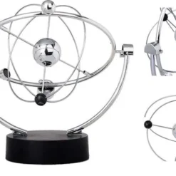 Merkloos Newton Cradle Pendel Van Het Zonnestelsel - Pendulum - Science - Natuurkunde- Oneindig Plezier -Spellen-voor-volwassenen Verkoop 550x380 15