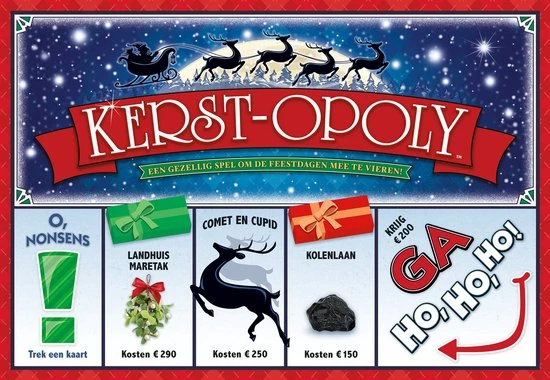 Plenty Gifts Kerst Opoly - Bordspel 1 Plenty Gifts Kerst Opoly - Bordspel
