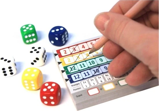 Merkloos Spellenbundel - 2 Stuks - Dobbelspel - Qwixx Mixx & 2 Extra Scoreblocks 4 Merkloos Spellenbundel - 2 Stuks - Dobbelspel - Qwixx Mixx & 2 Extra Scoreblocks - Afbeelding 4