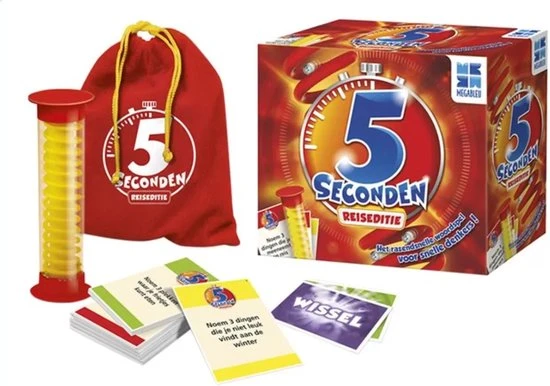 Megableu 5 Seconden Reisspel - Kaartspel - Spelletjes Voor Onderweg - Familiespel 7 Megableu 5 Seconden Reisspel - Kaartspel - Spelletjes Voor Onderweg - Familiespel - Afbeelding 7