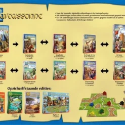 999 Games Carcassonne: Kathedralen & Herbergen Uitbreiding Bordspel -Spellen-voor-volwassenen Verkoop 550x396 1