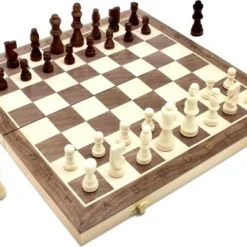 Fortecom Premium Schaakbord Met Co Rdinaten - 2 Extra Dames - 100% Houten Schaakset - 38 Cm - Magnetisch - Inclusief Schaakstukken - Chess Set Schaakborden Schaken Schaak Schaakspellen -Spellen-voor-volwassenen Verkoop 550x397 7