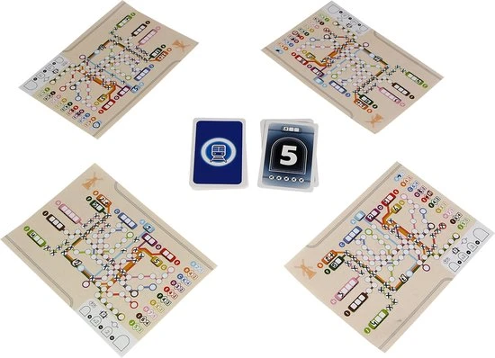 999 Games Metrolijn Kaartspel 4 999 Games Metrolijn Kaartspel - Afbeelding 4