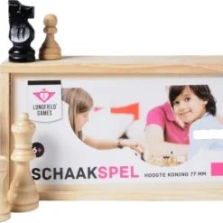 Longfield Darts Schaakstukken In Kistje Koning 77mm - Essenhout -Spellen-voor-volwassenen Verkoop 550x398 6