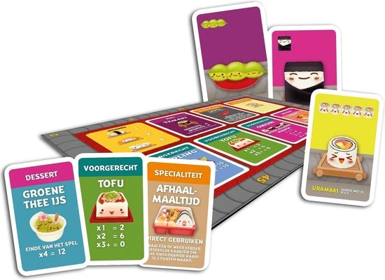 White Goblin Games Sushi Go Party Kaartspel 2 White Goblin Games Sushi Go Party Kaartspel - Afbeelding 2