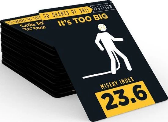 Goliath Shit Happens 50 Shades Of Shit 18+ - Engelstalig Kaartspel - Partyspel 5 Goliath Shit Happens 50 Shades Of Shit 18+ - Engelstalig Kaartspel - Partyspel - Afbeelding 5