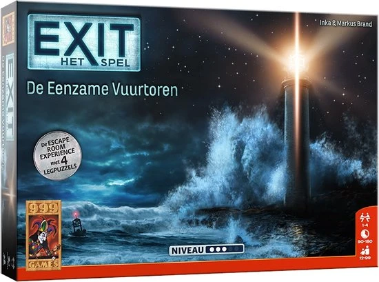 999 Games EXIT - De Eenzame Vuurtoren Breinbreker 1 999 Games EXIT - De Eenzame Vuurtoren Breinbreker