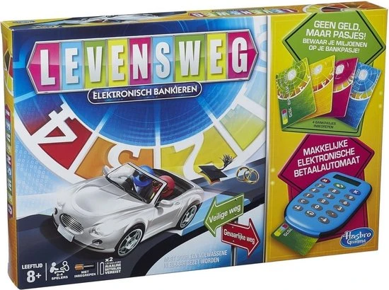 Hasbro Gaming Levensweg Elektronisch Bankieren - Bordspel 1 Hasbro Gaming Levensweg Elektronisch Bankieren - Bordspel