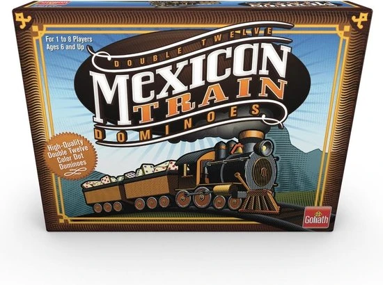 Goliath Mexican Train Dominoes - Actiespel - Domino 4 Goliath Mexican Train Dominoes - Actiespel - Domino - Afbeelding 4