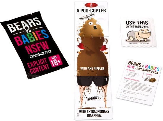 Exploding Kittens Bears Vs Babies - Engelstalig Kaartspel 13 Exploding Kittens Bears Vs Babies - Engelstalig Kaartspel - Afbeelding 13