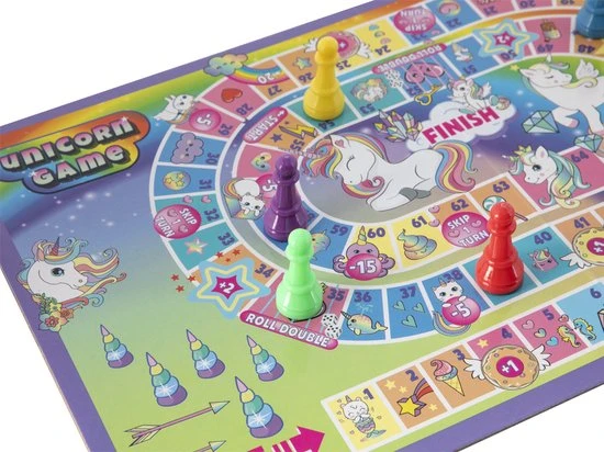 Grafix Unicorn Bordspel | Bordspel Voor Het Hele Gezin | Ganzenbord Variant Unicorn | Unicorn Speelgoed 1 Grafix Unicorn Bordspel | Bordspel Voor Het Hele Gezin | Ganzenbord Variant Unicorn | Unicorn Speelgoed