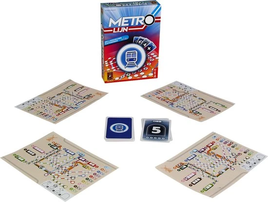 999 Games Metrolijn Kaartspel 5 999 Games Metrolijn Kaartspel - Afbeelding 5
